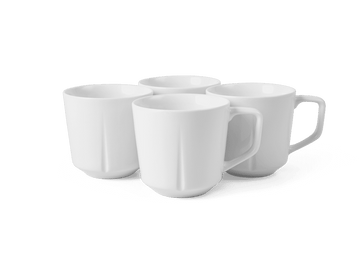 GC Essentials Mug 30 cl white 4 pcs.