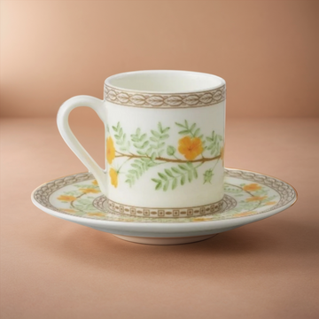 Al Samer  Cups and Saucers  set of 6 pcs