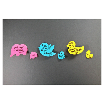 Suck UK Transparent Heart Shaped Sticky Notes