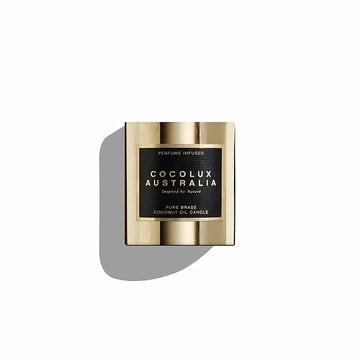 Cocolux - Island Fig, Cassis & Peach - Small Luna Brass Candle