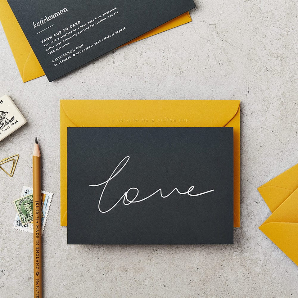 Extract Love Handwritten Card