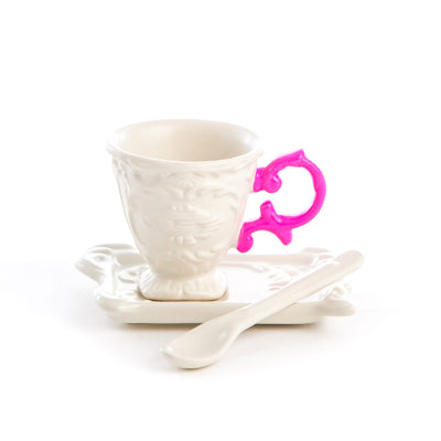 I-Wares Porcelain Coffee Set - Fuchsia