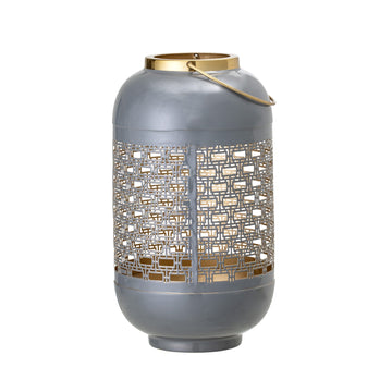 Lantern, Grey, Metal
