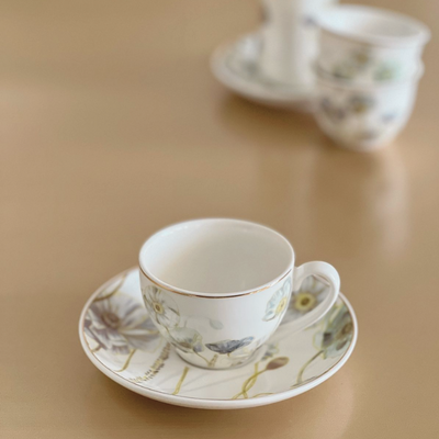 Caramel Blossom Tea & Coffee Set
