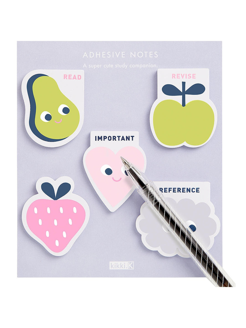 Back to School Study Sticky Notes, Pack of 5