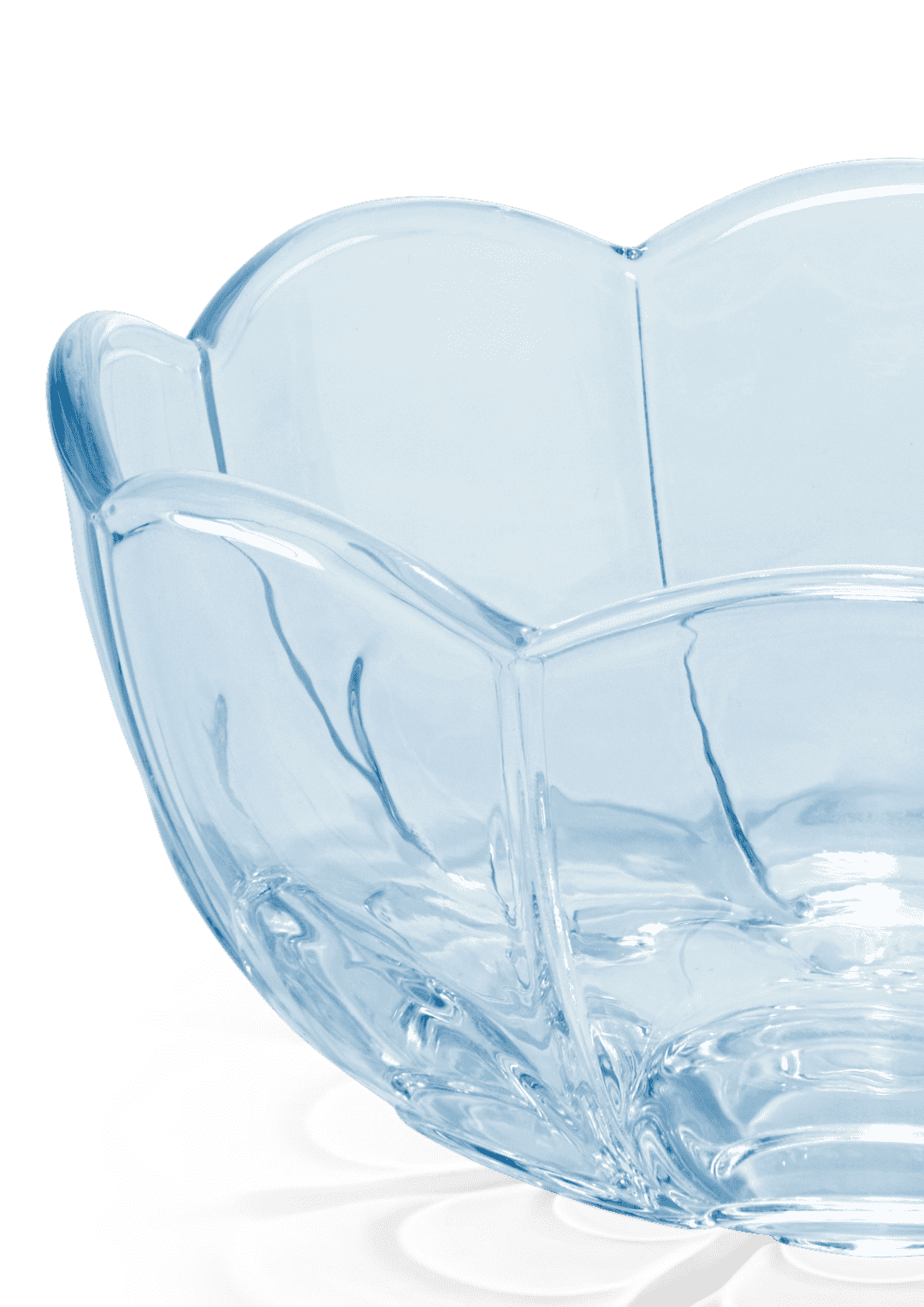 Lily Bowl clear 2 pcs 2 sizes.