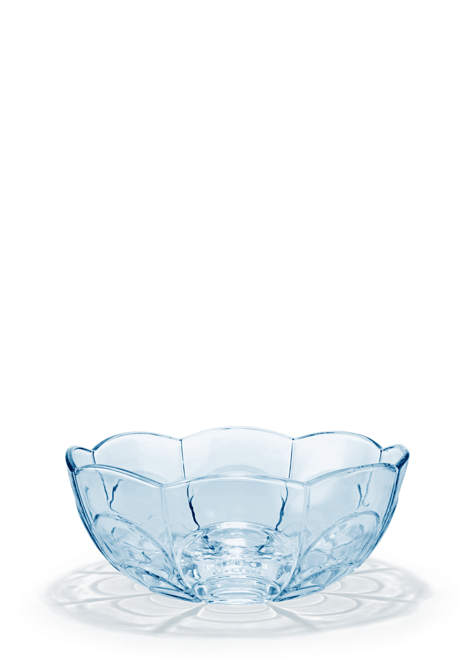 Lily Bowl clear 2 pcs 2 sizes.