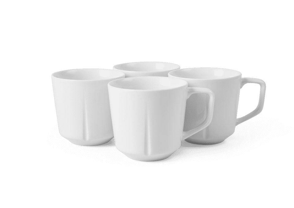 GC Essentials Mug 30 cl white 4 pcs.