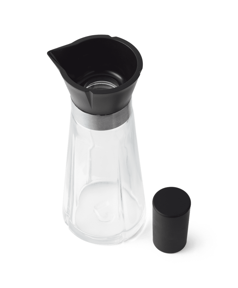 GC Oil and vinegar bottles H18.5 cm  black/steel