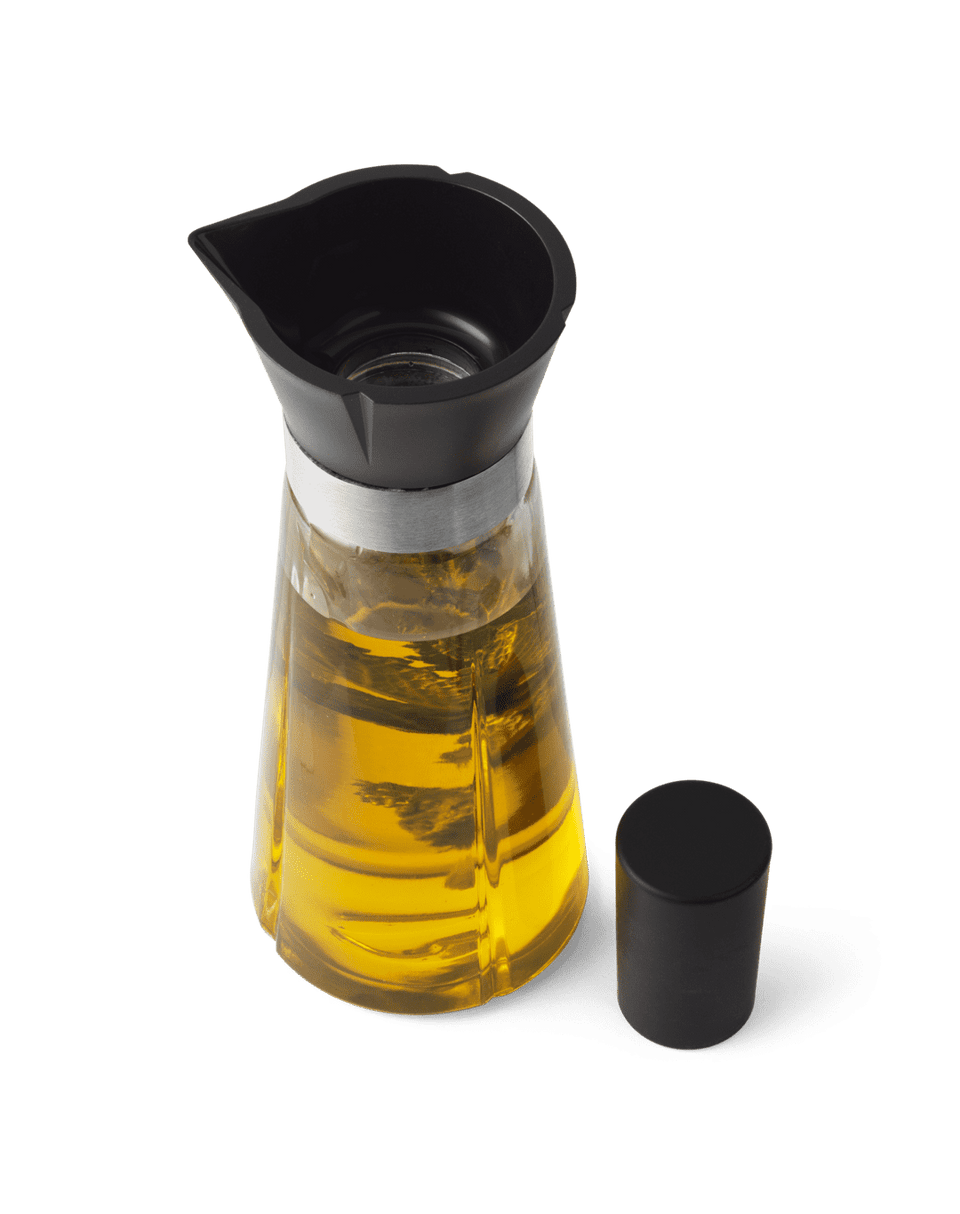 GC Oil and vinegar bottles H18.5 cm  black/steel