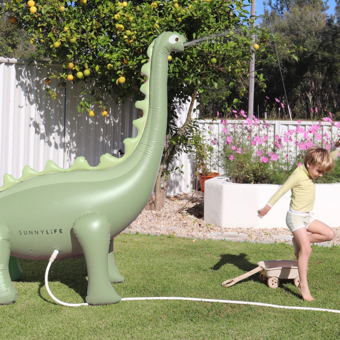 Dino Giant Sprinkler Into the Wild Khaki