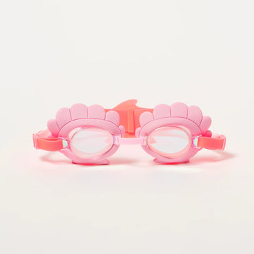 Melody the Mermaid Mini Swim Goggles Neon Strawberry