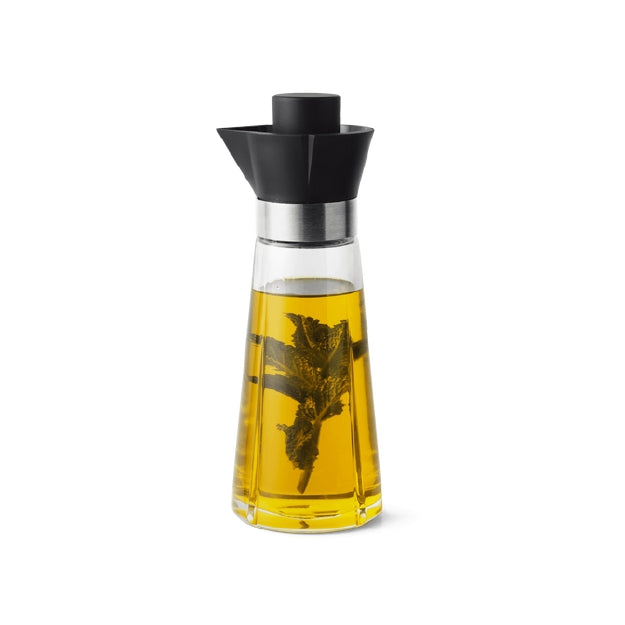 GC Oil and vinegar bottles H18.5 cm  black/steel