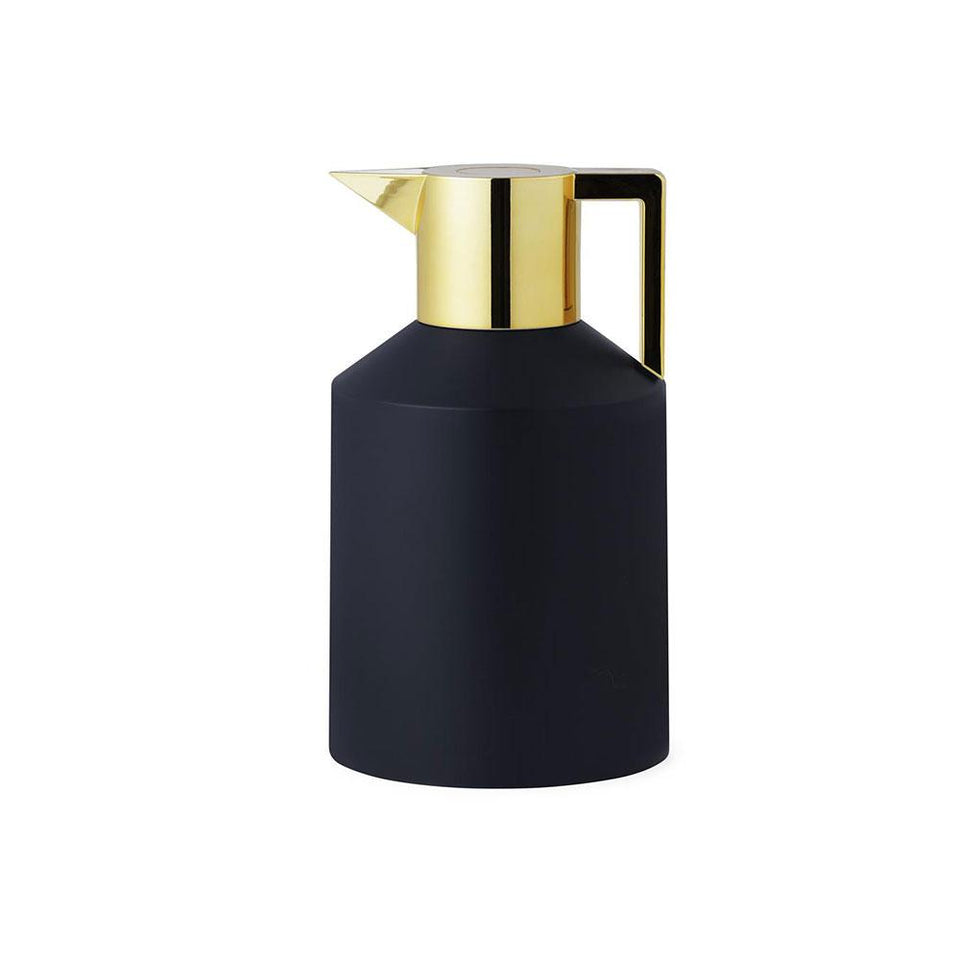 Geo Vacuum Flask - Black / Glossy Gold 1.5L