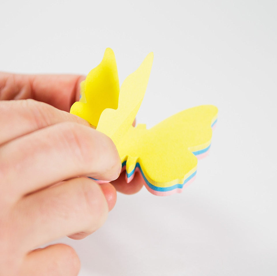 3D Butterfly Sticky Notes