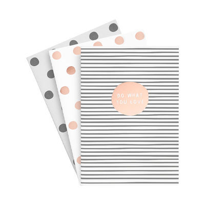 A5 Essential Notebooks 3pk So Lovely