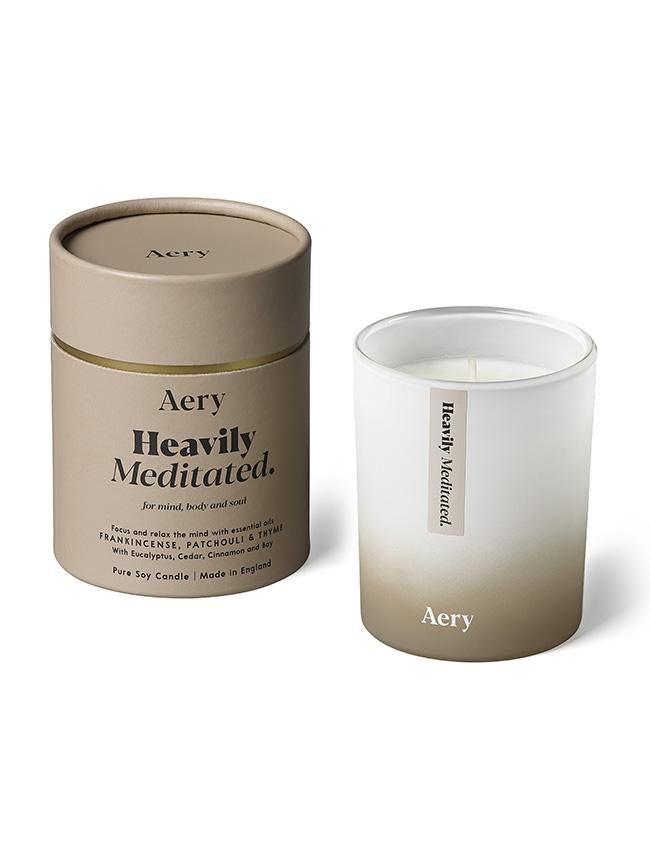 Heavily Meditated Candle - Frankincense Patchouli Thyme