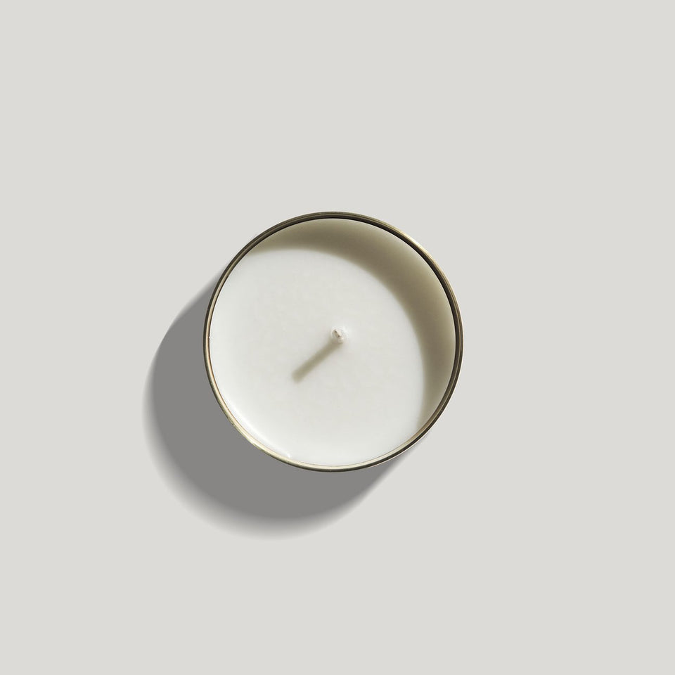 Cocolux - Island Fig, Cassis & Peach - Small Luna Brass Candle