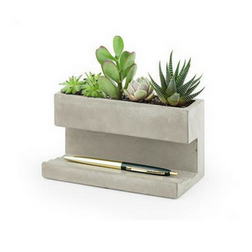 Concrete Large Planter And Pen Holder