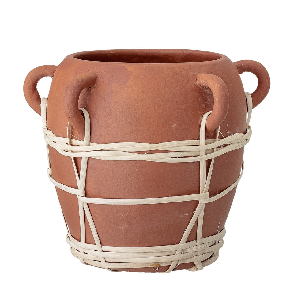 Deco Flowerpot, Terracota with handle