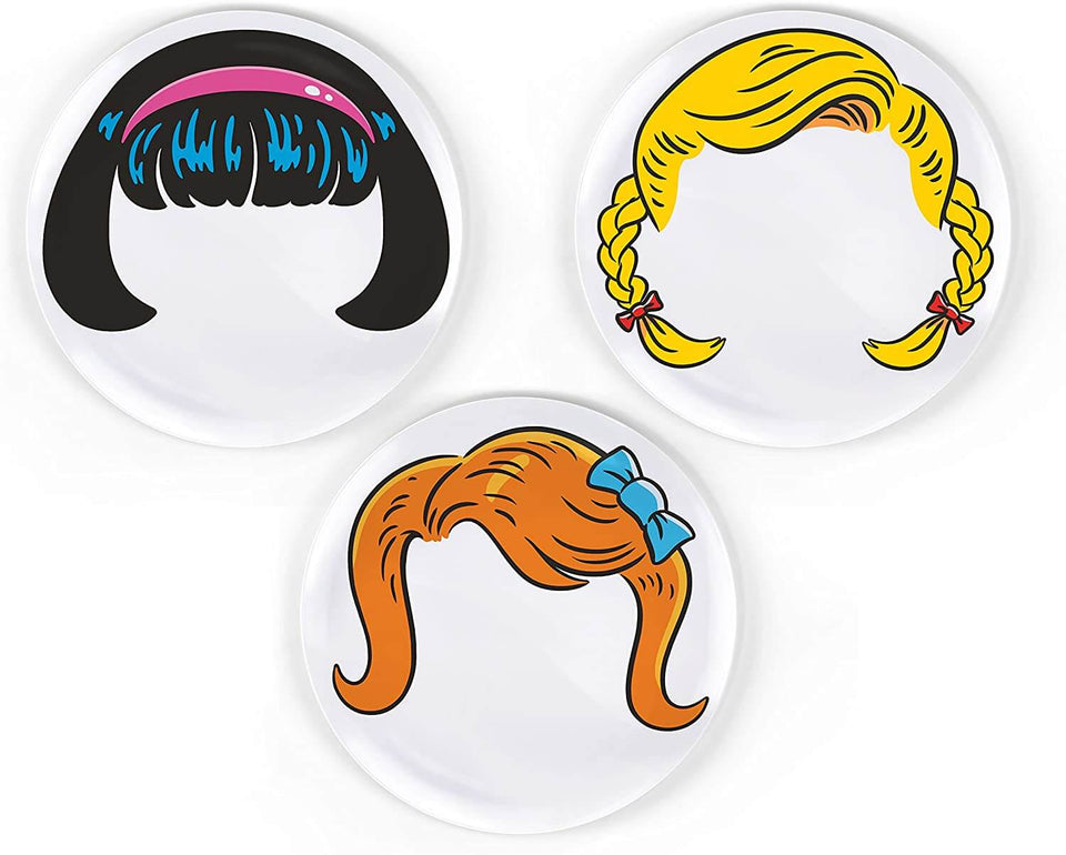 Dinner DO'S Girls' Hairstyle Plates