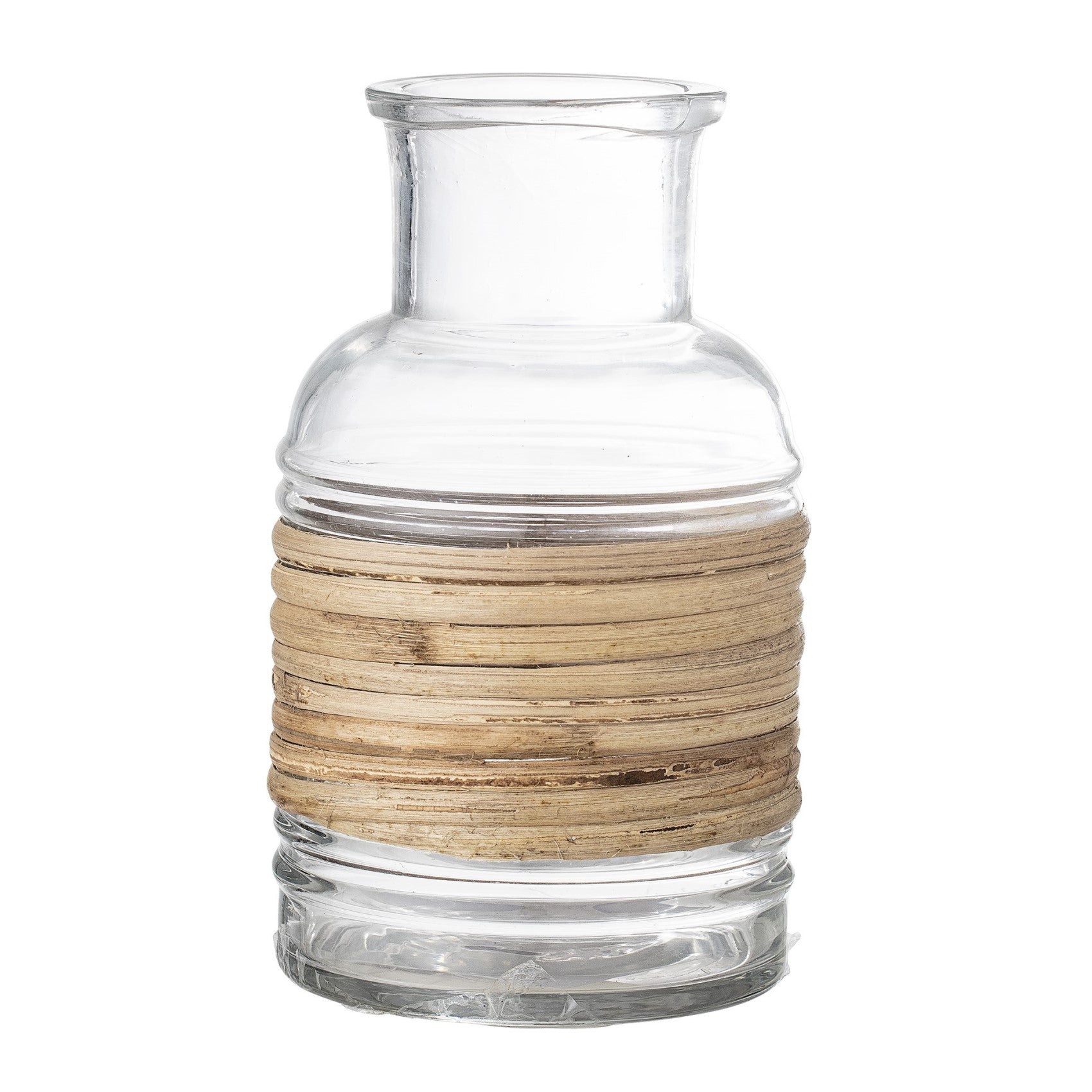 Glass Rattan Vase
