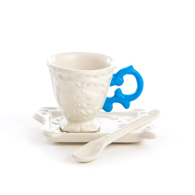 I-Wares Porcelain Coffee Set - Blue
