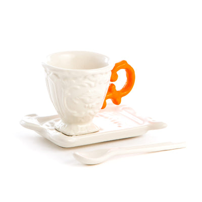 I-Wares Porcelain Coffee Set - Orange