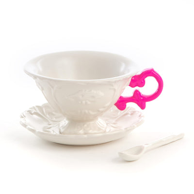 I-Wares Porcelain Tea Set - Fuchsia