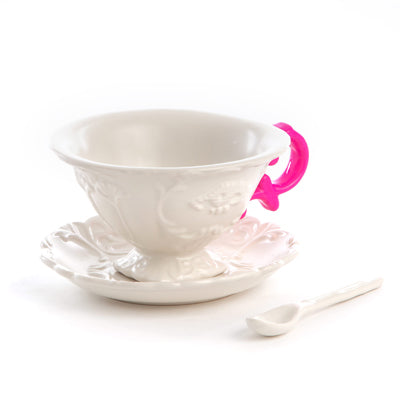 I-Wares Porcelain Tea Set - Fuchsia