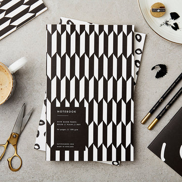 Black & White Chevron Notebook