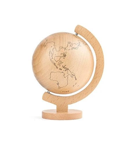 Wood Globe