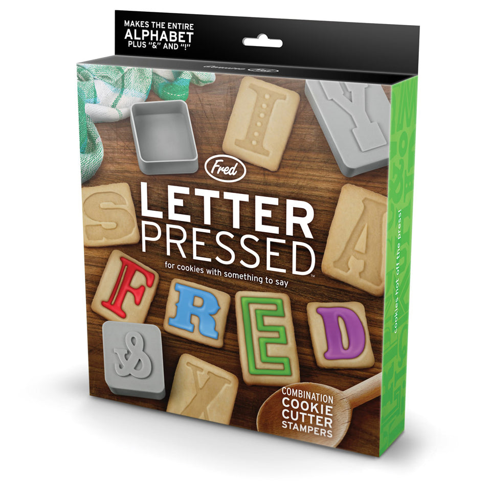 Letter Pressed Cookie Cutter