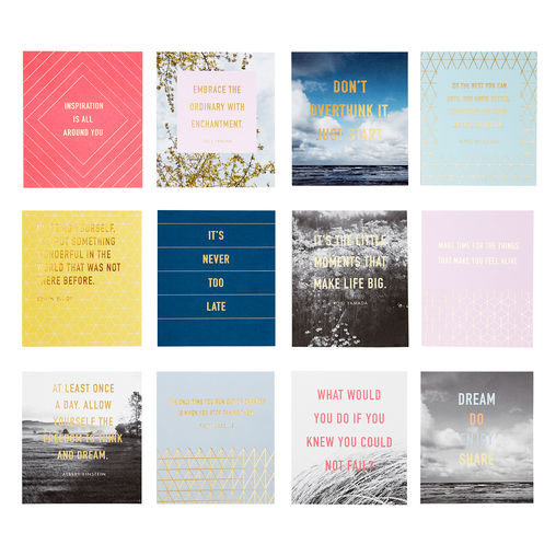 Quote Card Set Of 12: Inspiration