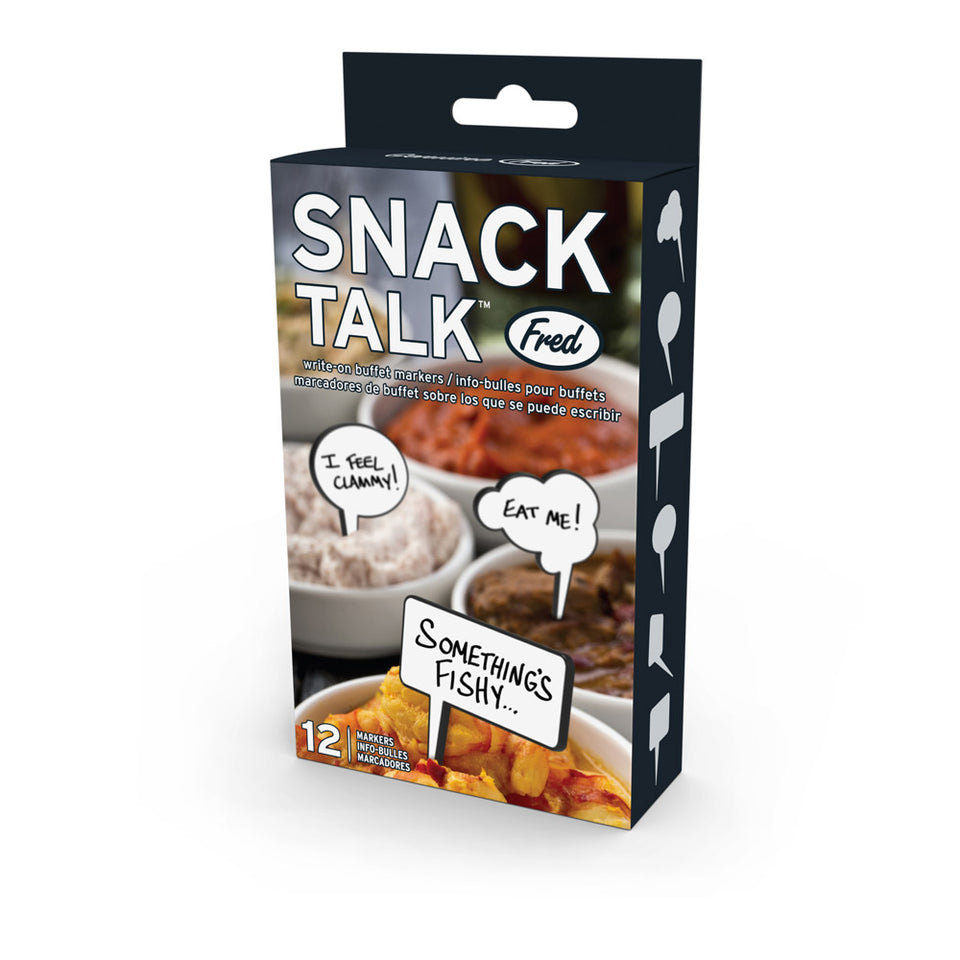 SNACK TALK - Write-On Buffet Markers