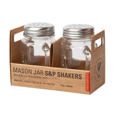 Salt And Pepper Mason Jars