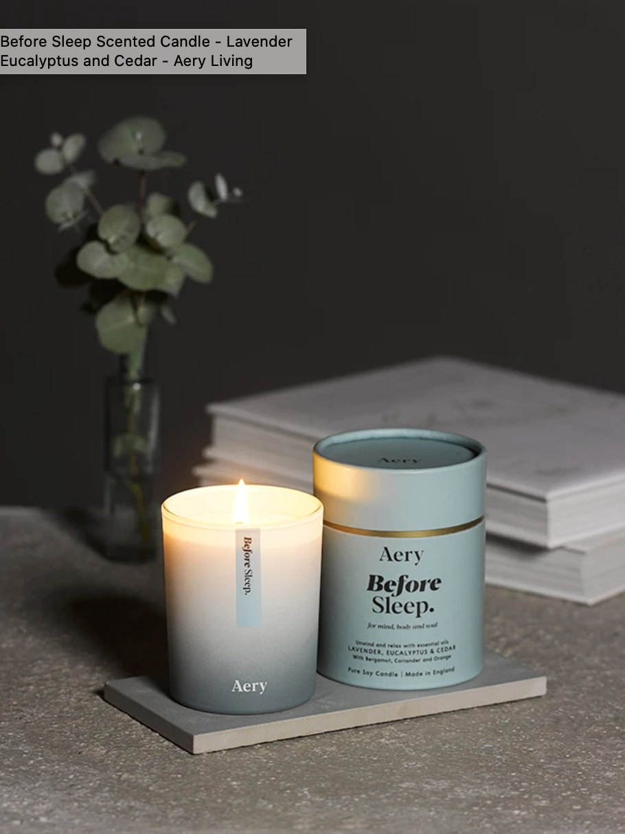 Before Sleep Candle - Lavender Eucalyptus Cedar