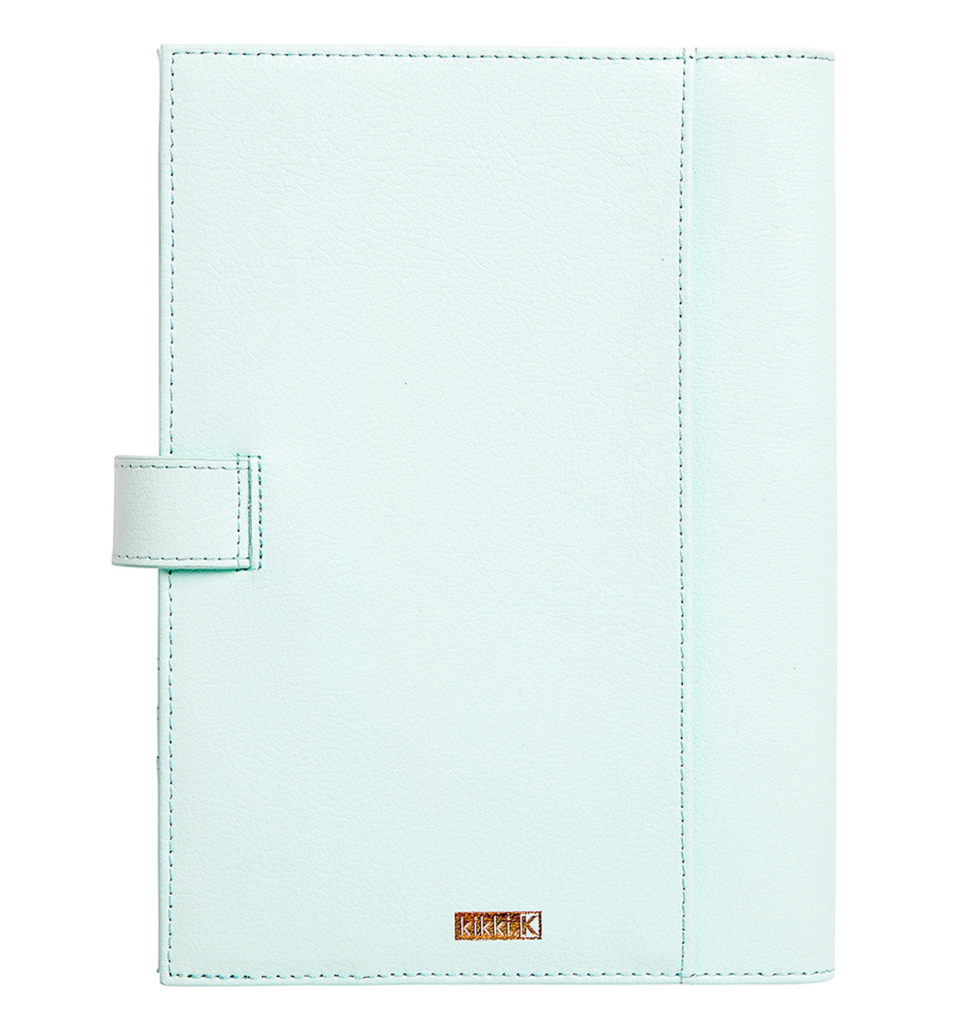 A5 Leather Notebook - Mint