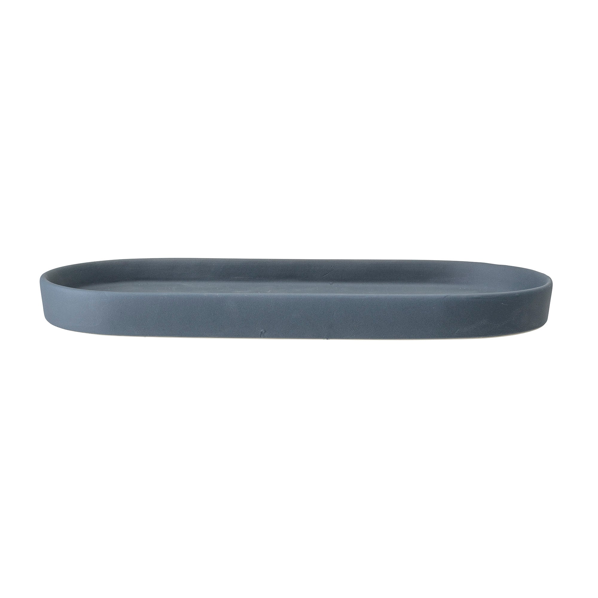 Tray, Blue, Stoneware