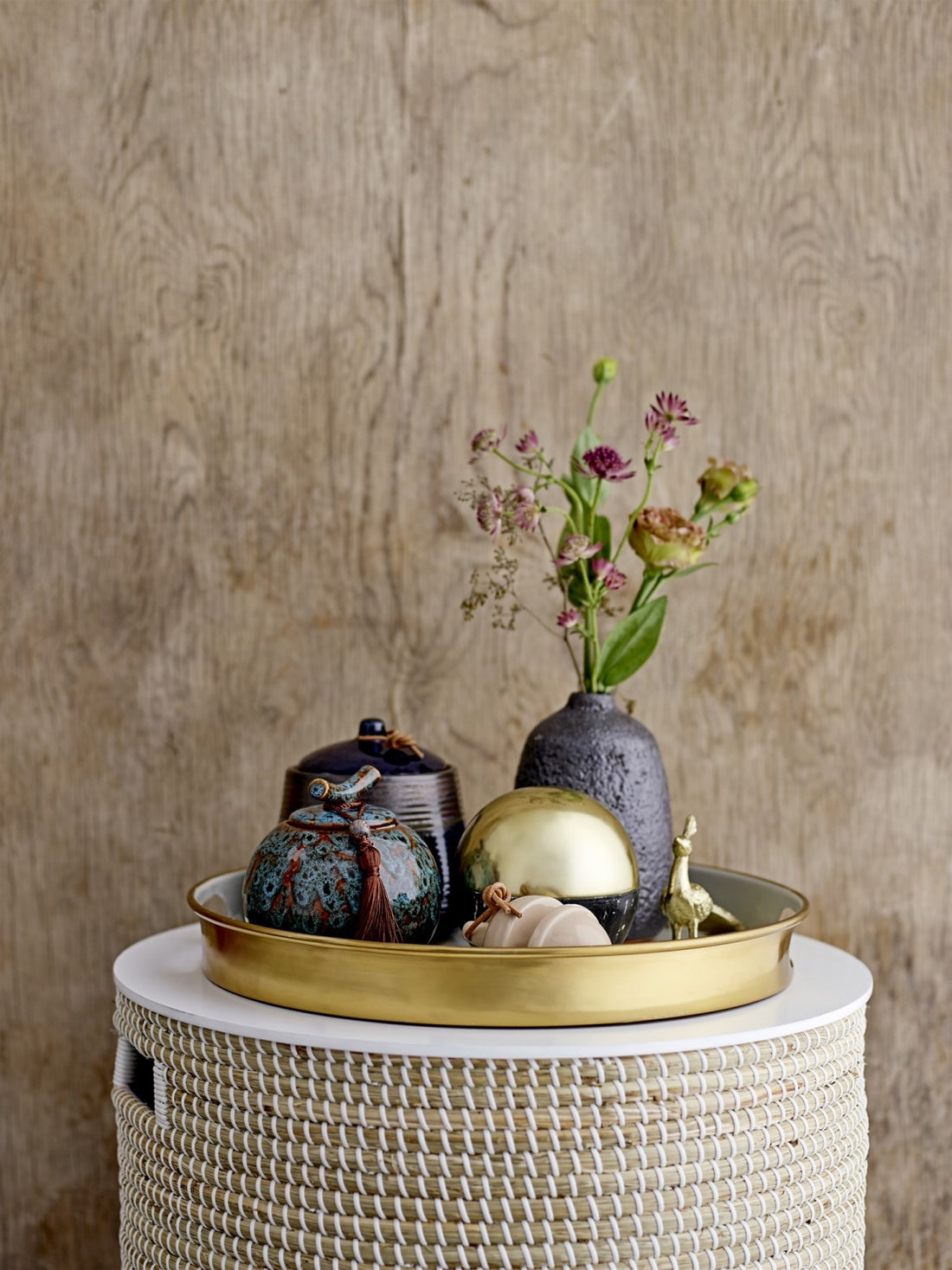 Tray, White, Metal