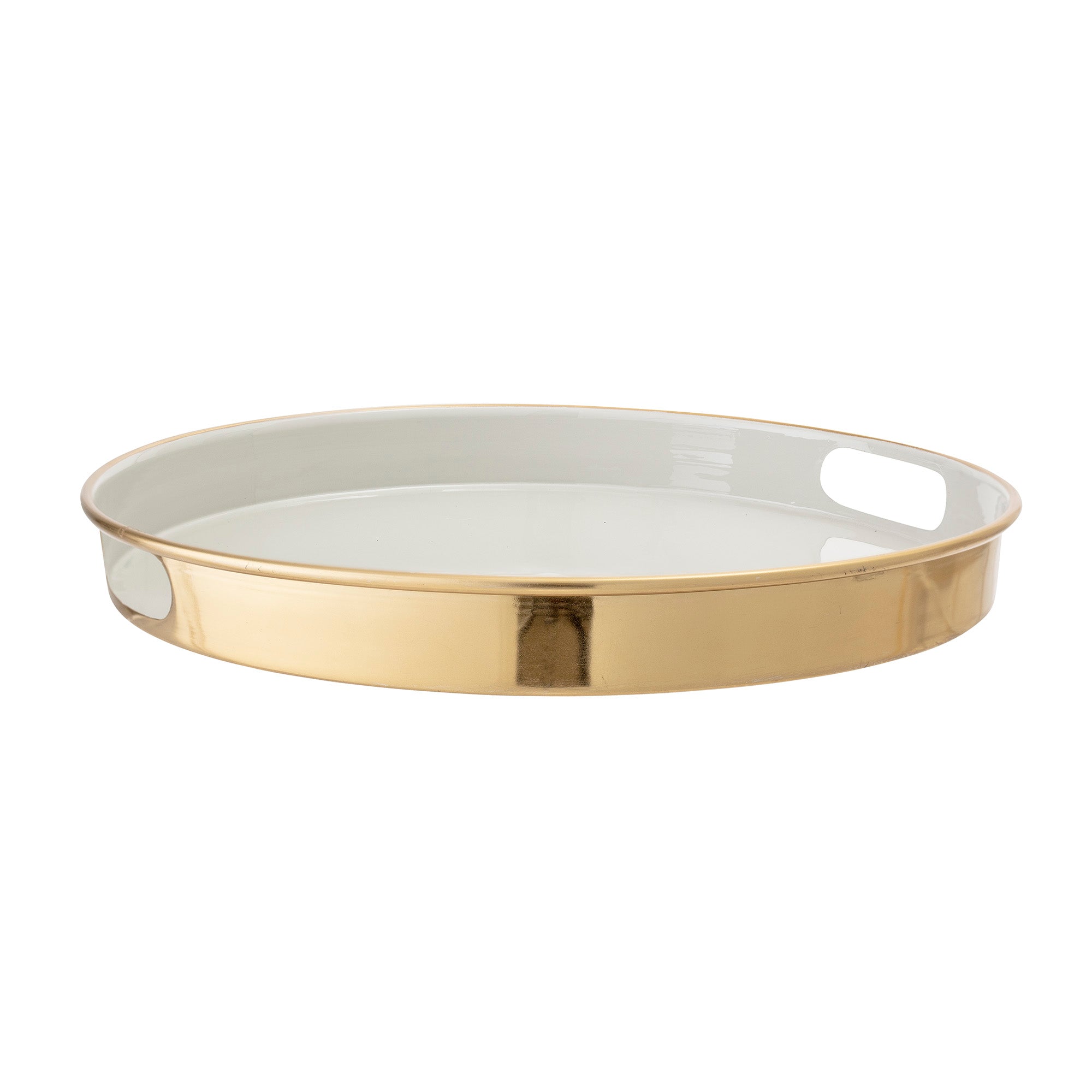 Tray, White, Metal
