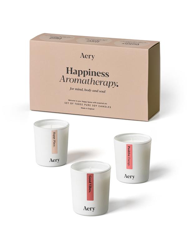 Happiness Aromatherapy Gift Set - 3 Votive Candles