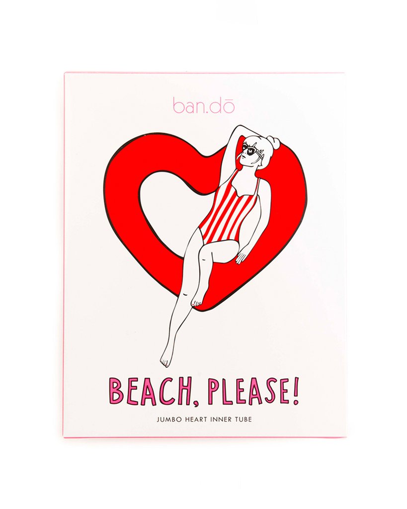 Beach, Please ! Jumbo Heart innertube