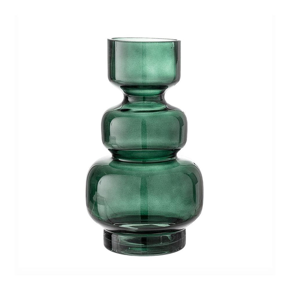 Vase, Green, Glass